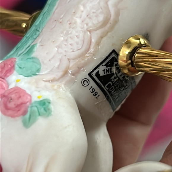 🖤1991 San Francisco Music Box Company Carousel Horse Musical Figurine - Picture 7 of 10